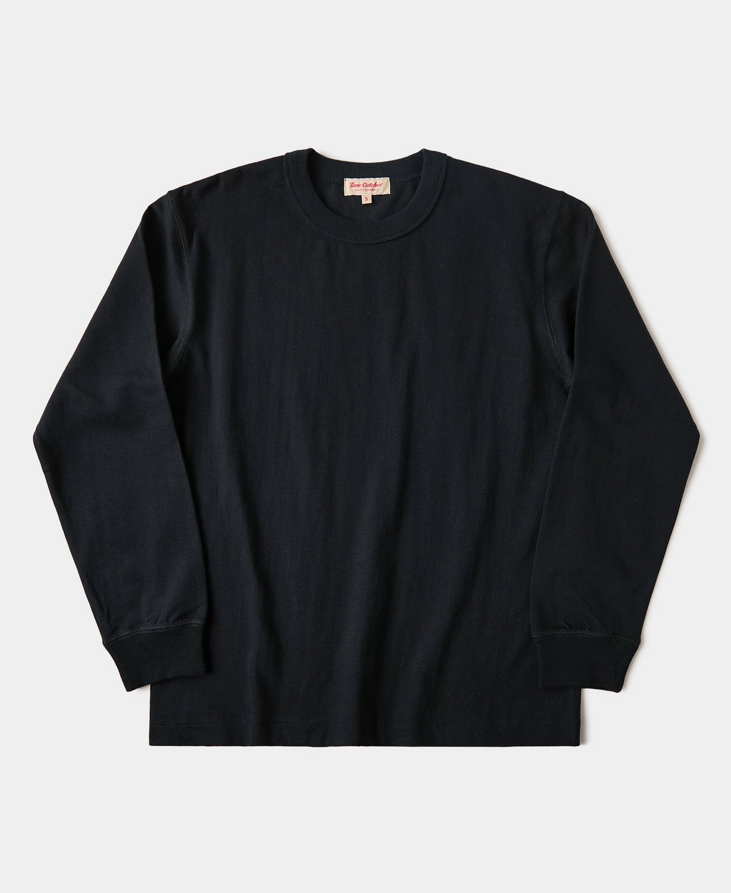 Chill Comfort Quality Layer 10.5 oz Cotton Loopwheel Tubular Long Sleeve T-Shirt - Black