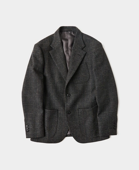Formal Use 1930s Glen Plaid Tweed Suit Jacket