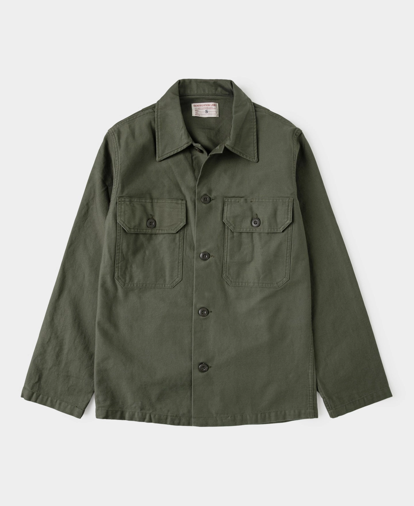 quick dry Tall Length 1963 US Army OG-107 Fatigue Utility Shirt