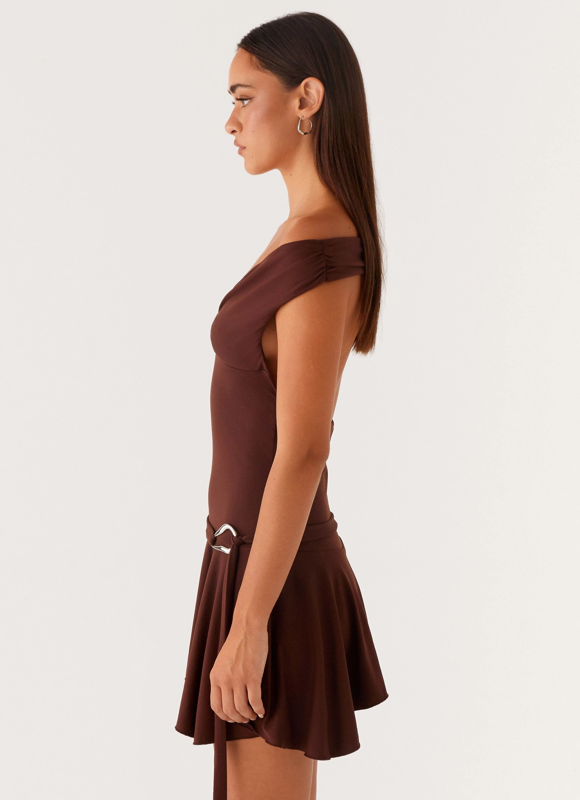 Saffira Mini Dress - Chocolate Brunch Outfit
