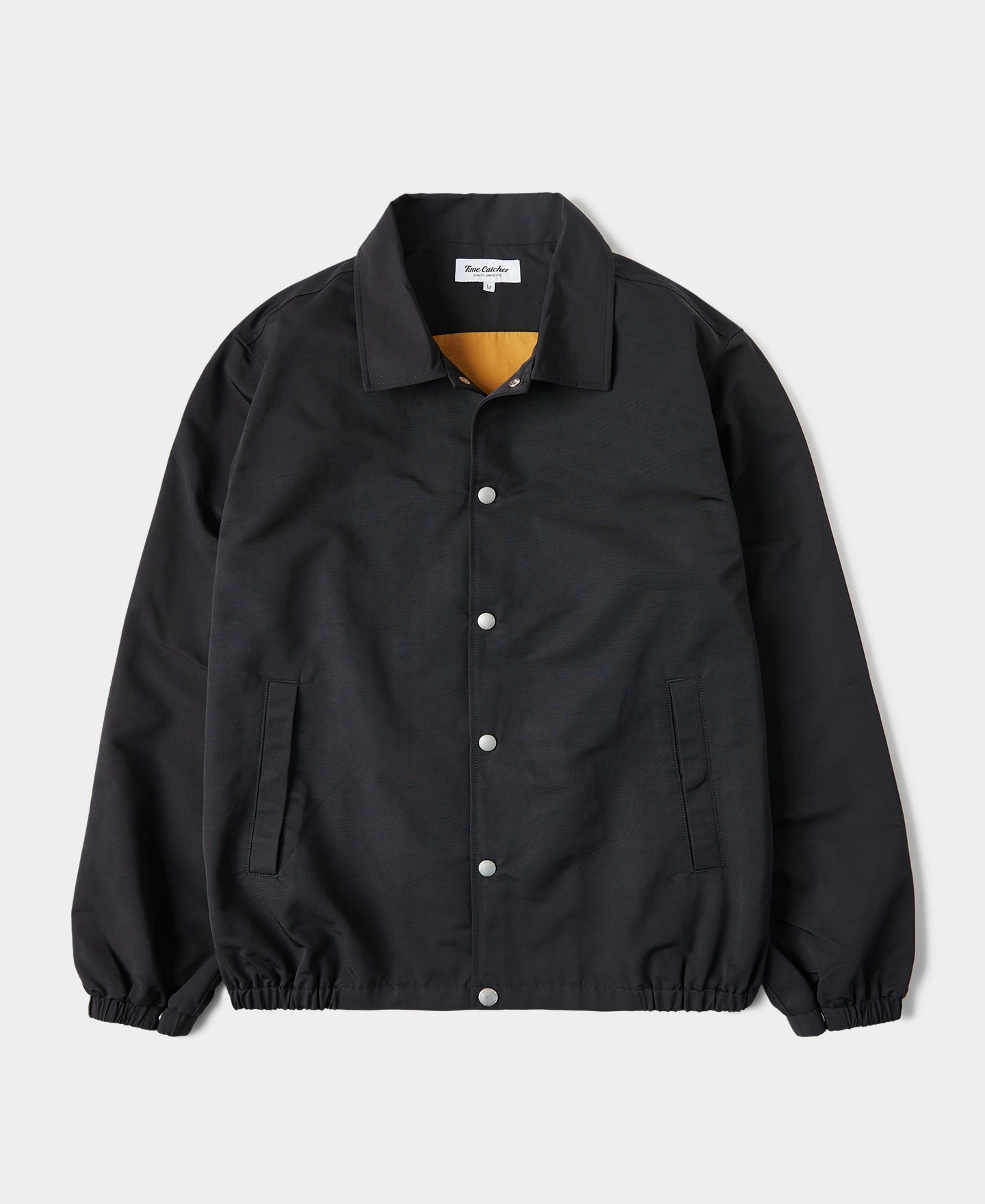 60/40 Water-Repellent Coach Jacket - Black Versatile Layering
