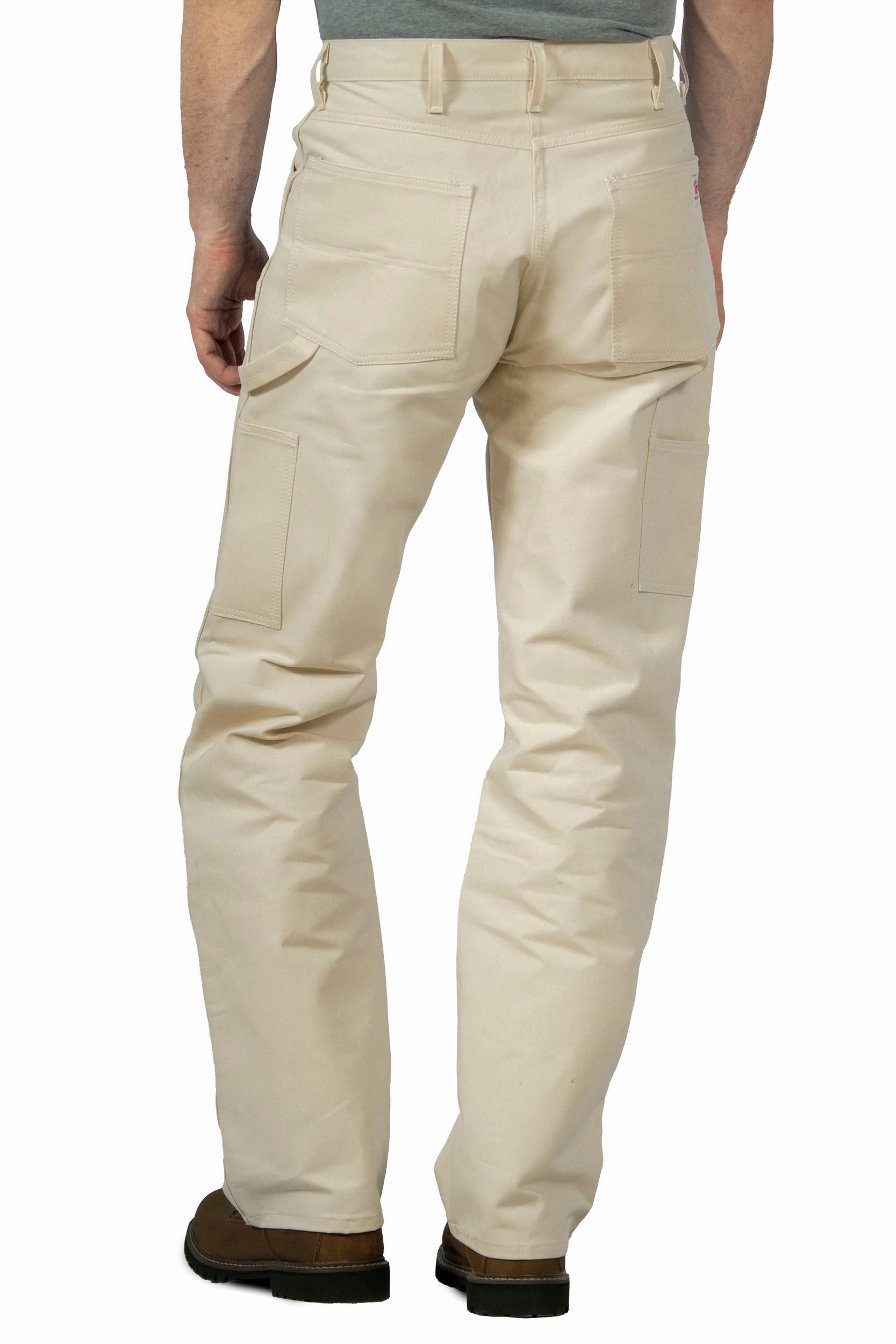 All Time Fit #1101 Natural Drill Painter Double-Front Dungaree - MADE IN USA