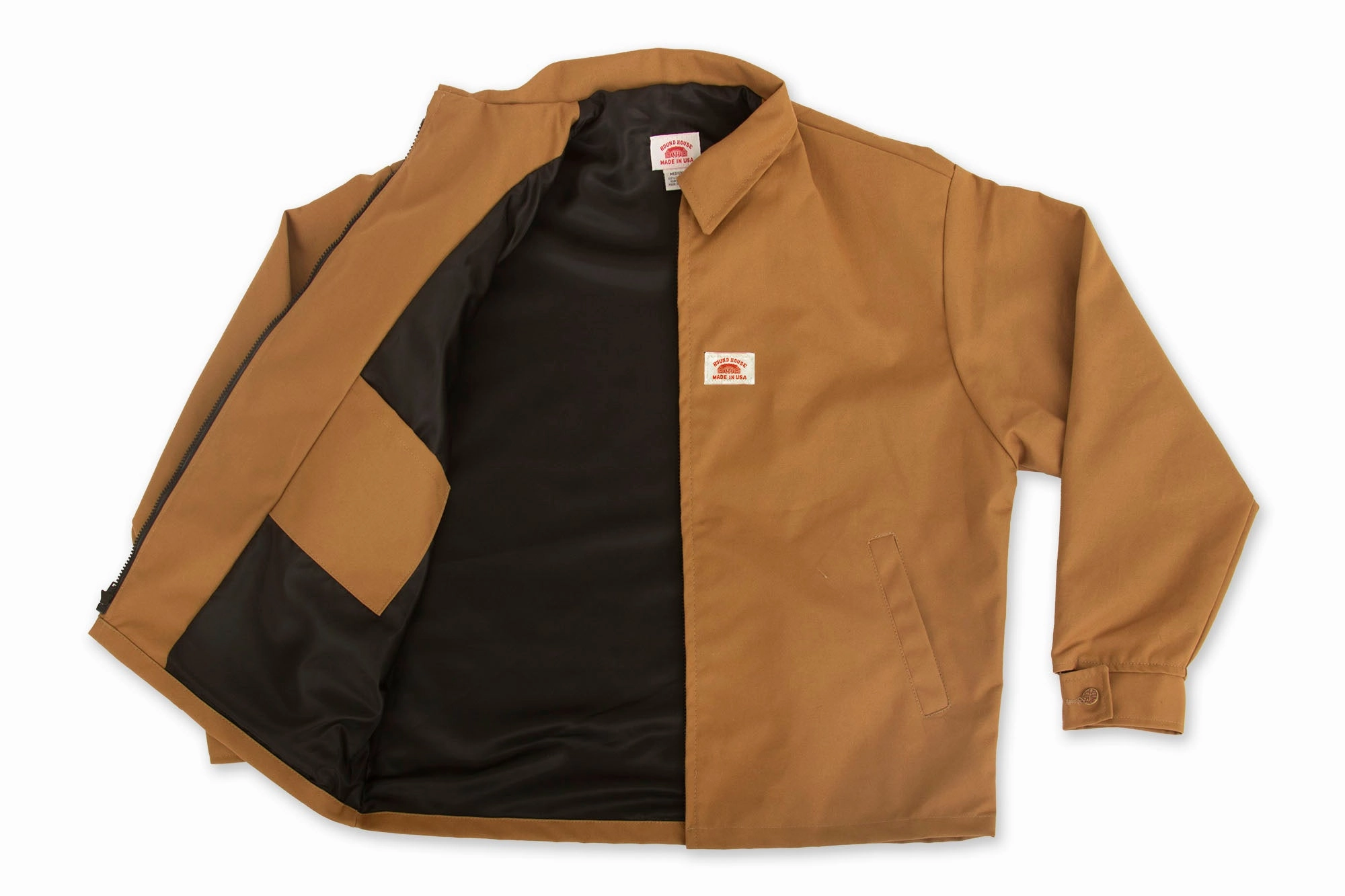 #1840 American Made Jacket Brown Duck 12 oz. Jacket Made in USA Anti Static Treatment