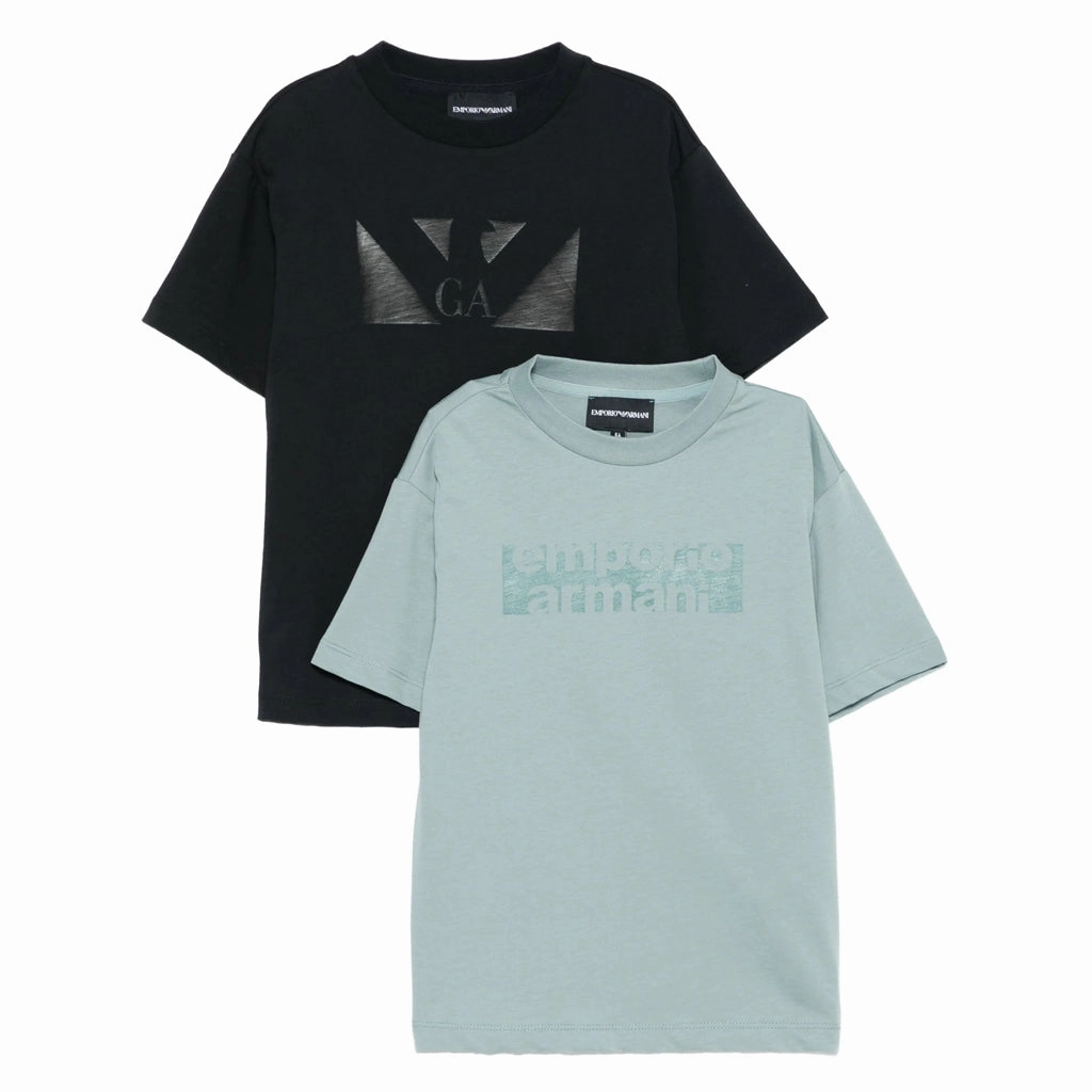 Ultimate Wear Classic Color Emporio Armani Junior Set of Two T-shirts