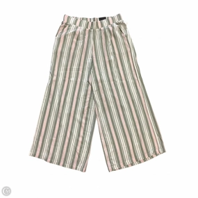 Pants Wide Leg By Torrid In Multi-colored, Size: 1x Short Breathable Waist NonBindingWaistline