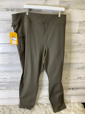 Casual Style Elastic waist Pants Other By Carhartt In Green, Size: 3x