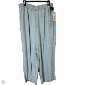 Fit Comfort Pants Wide Leg By New Directions In Blue, Size: 3x