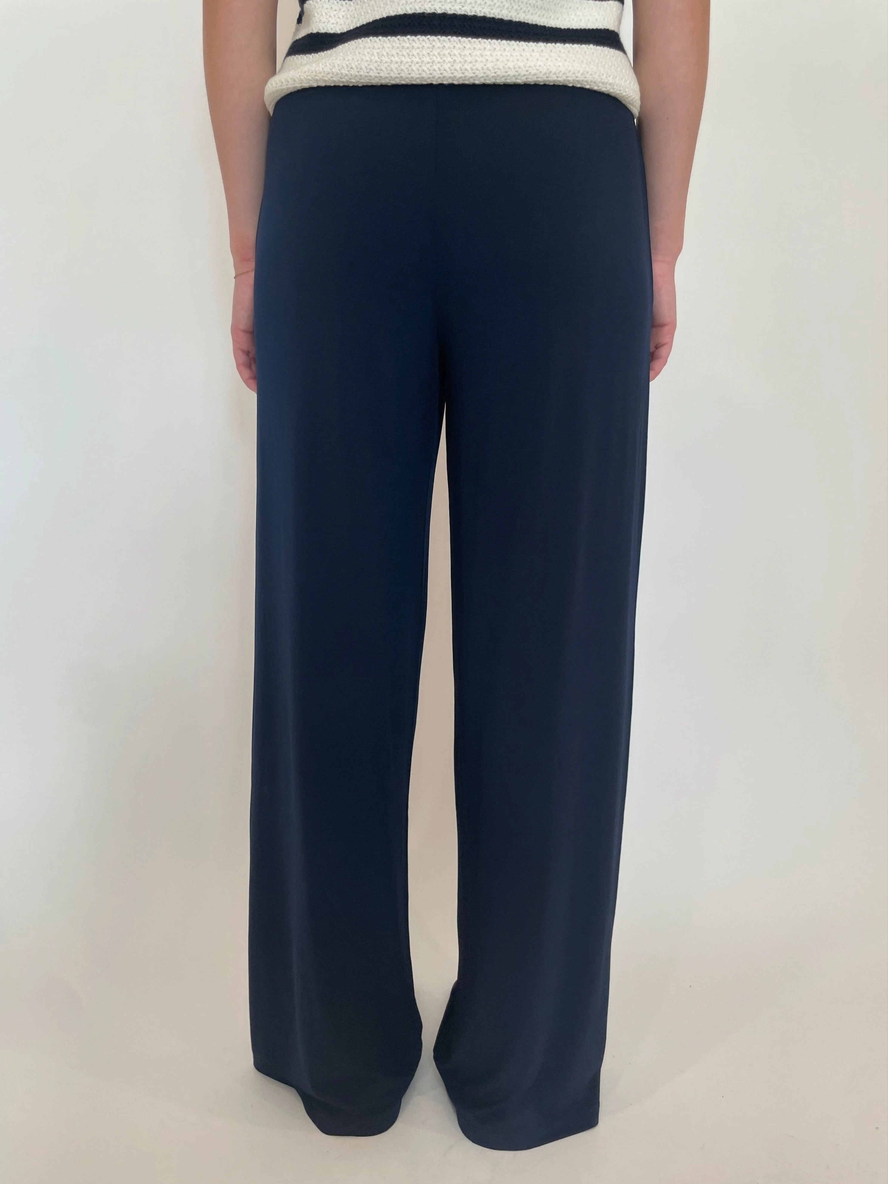 Mulan Trouser Pants - Dark Blue Full Flex No Ride Up