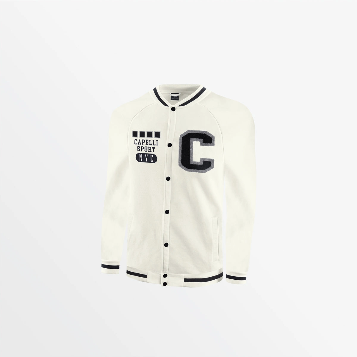 ADULT FLEECE COLLEGIATE BOMBER JACKET Sporty Blouse Tagless Comfort