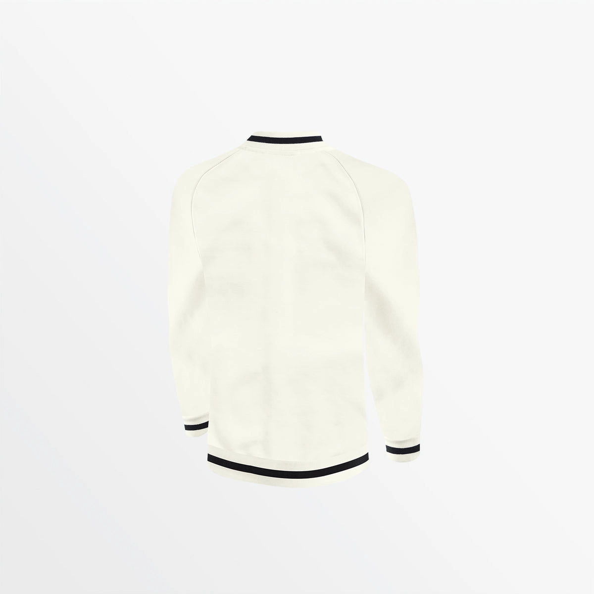 ADULT FLEECE COLLEGIATE BOMBER JACKET High Neck Design Contoured Side Panels