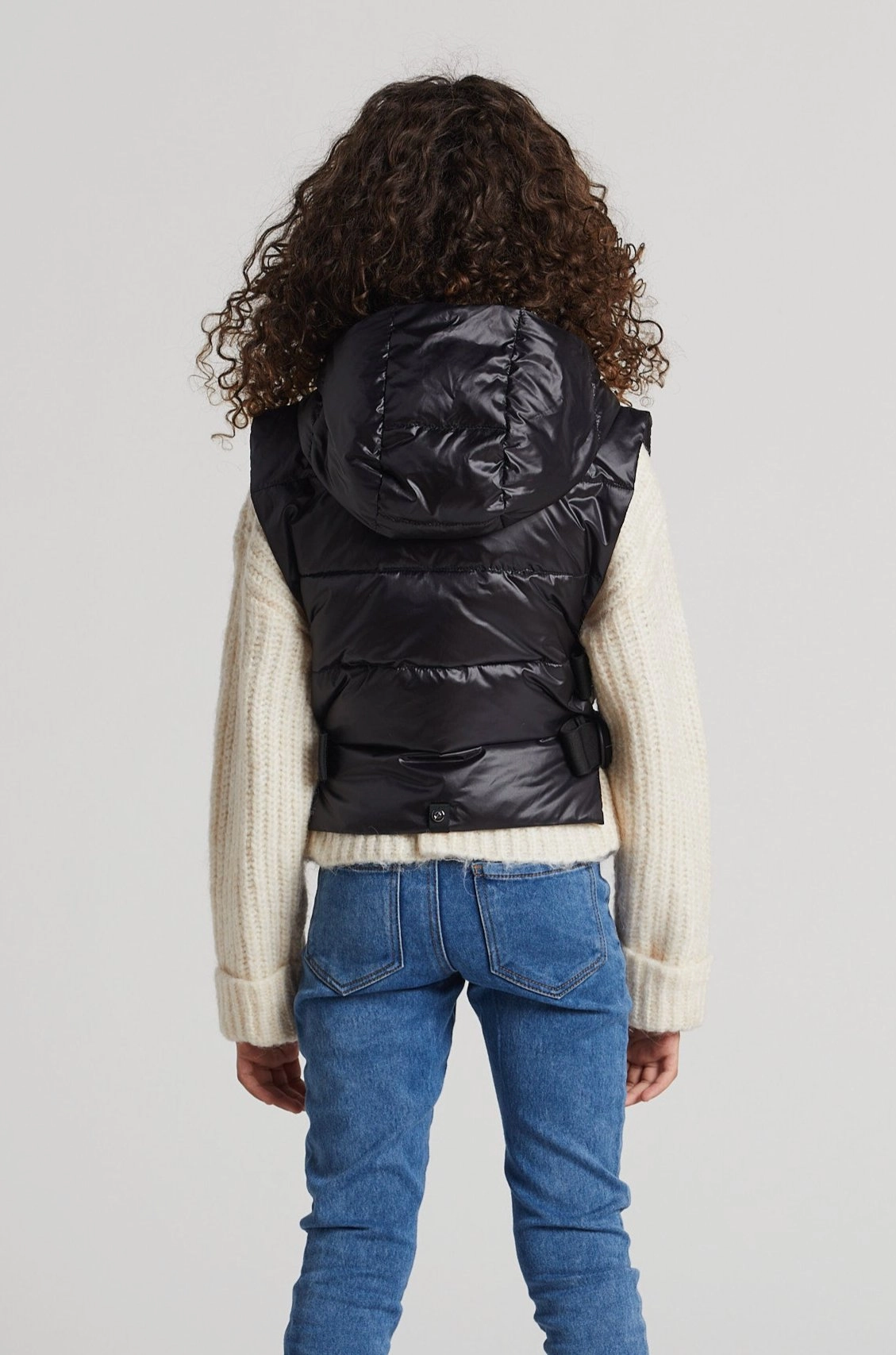 Four Way Stretch Material Lola Quilted Full Zip Gilet w/ Adjustable Side Buckles