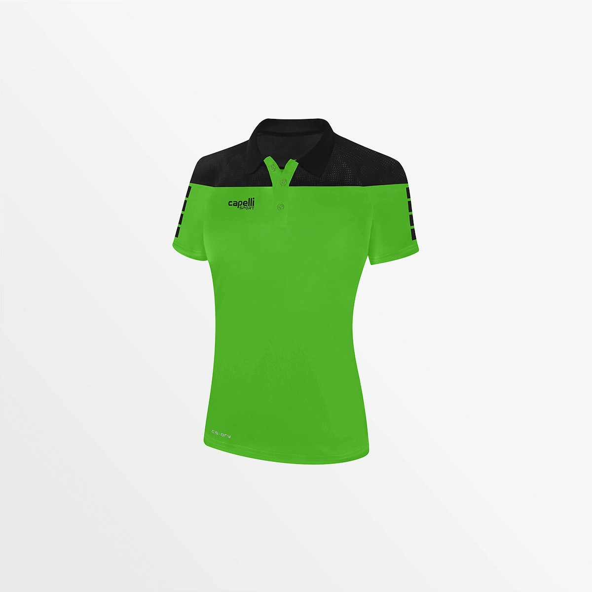 WOMEN'S TRIBECA POLY POLO DurableReinforcement