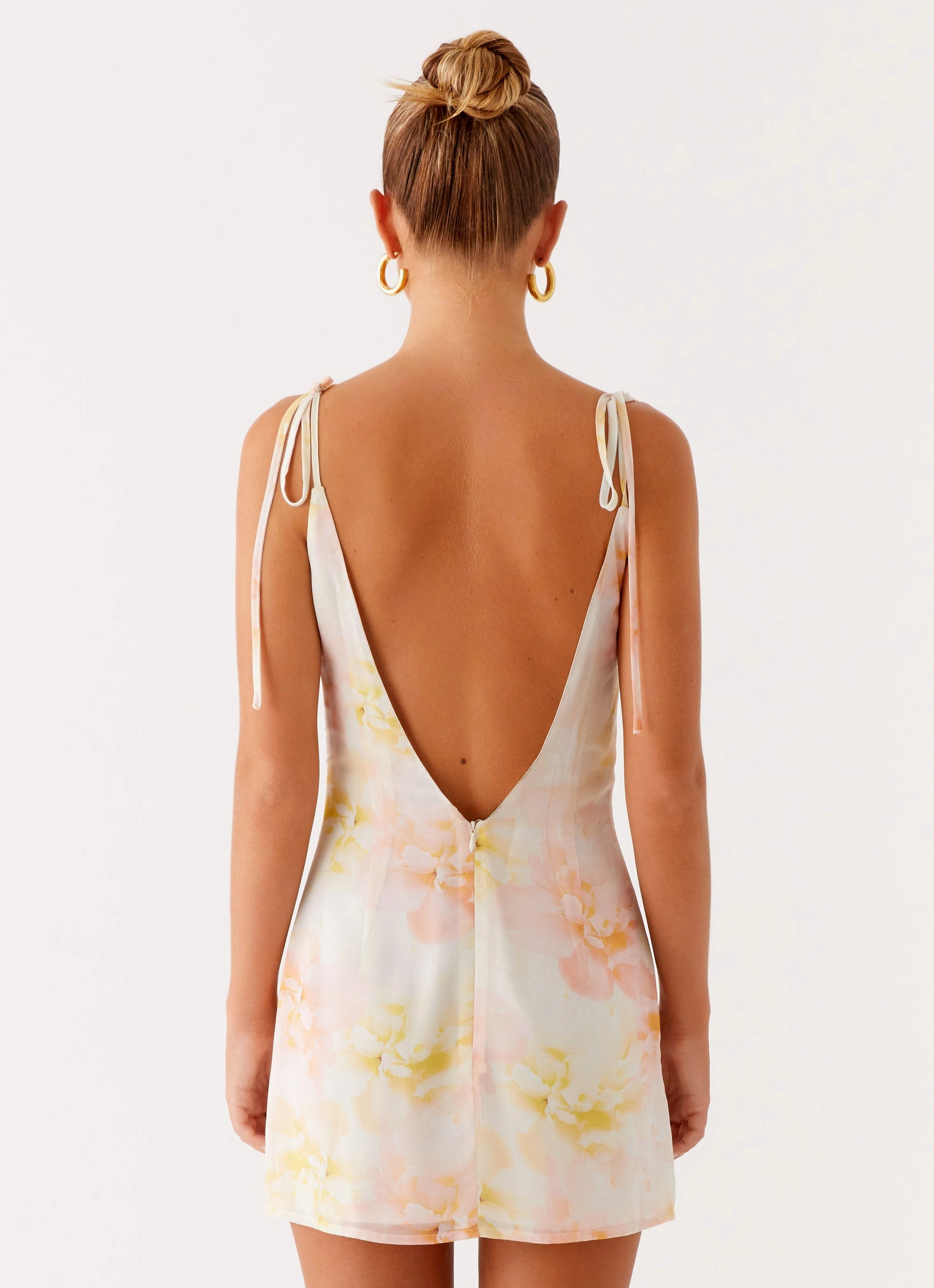 Trendy Fit Look Mood Glow Alden Mini Dress - Floral Print