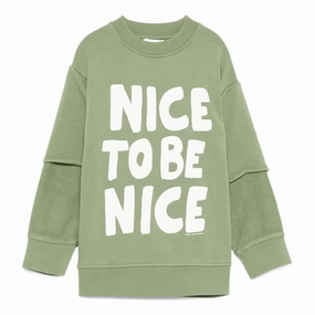 OversizedSilhouette Stella McCartney Kids Nice Fleece Sweatshirt