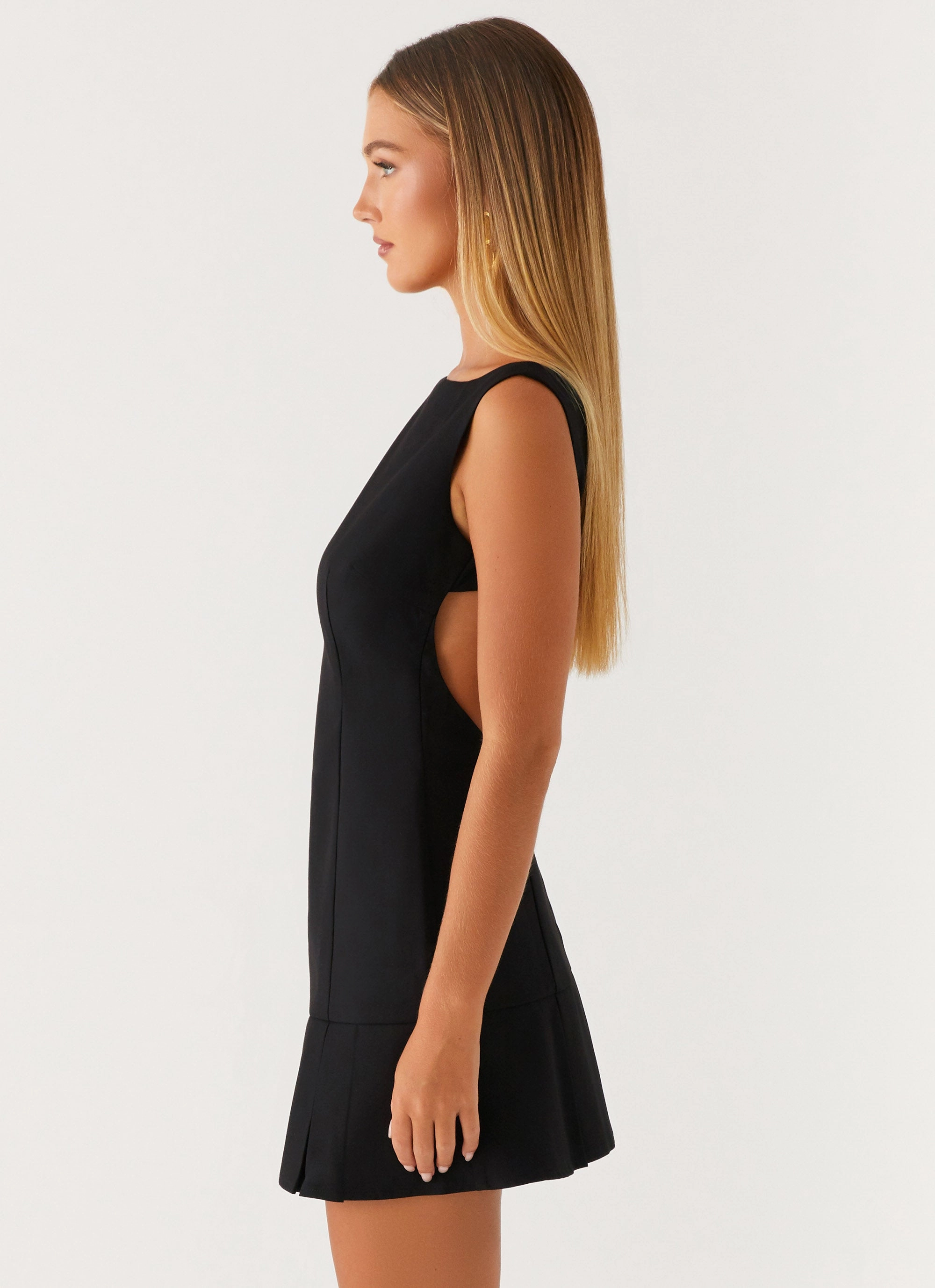 Zavia Mini Dress - Black Winter-Season