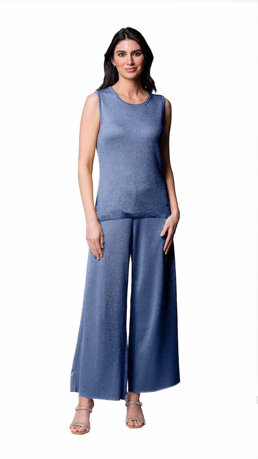 Multipocket Style Tessa Tank Top - Tornado Silver