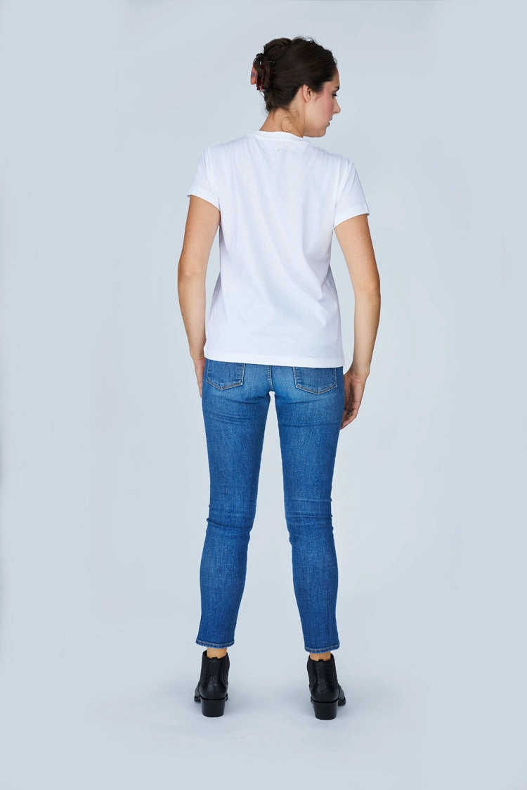 The Niki T-Shirt - Casablanca Microfiber Material Versatile Piece