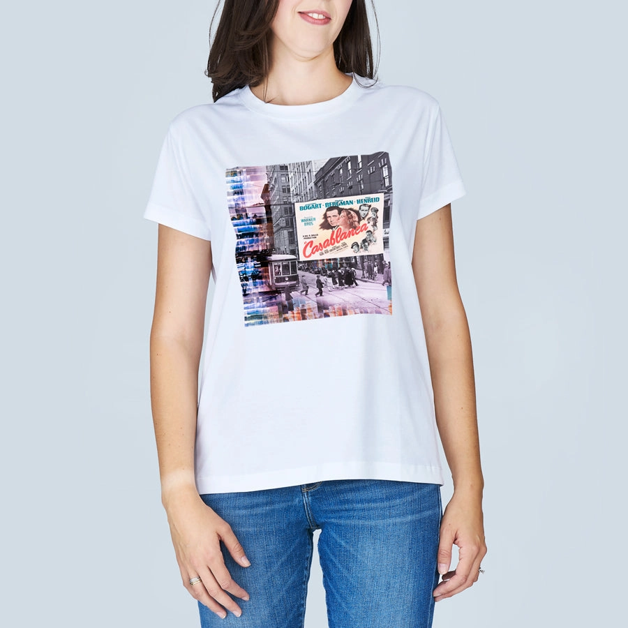 Ventilated Back The Niki T-Shirt - Casablanca