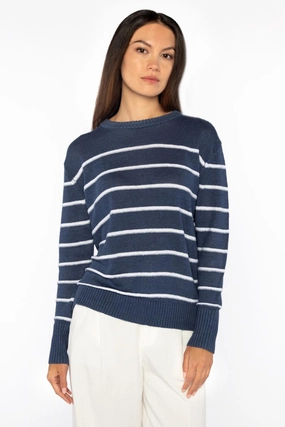 Performance Layer Fit Cozy Design Fit Crop Stripe Crew