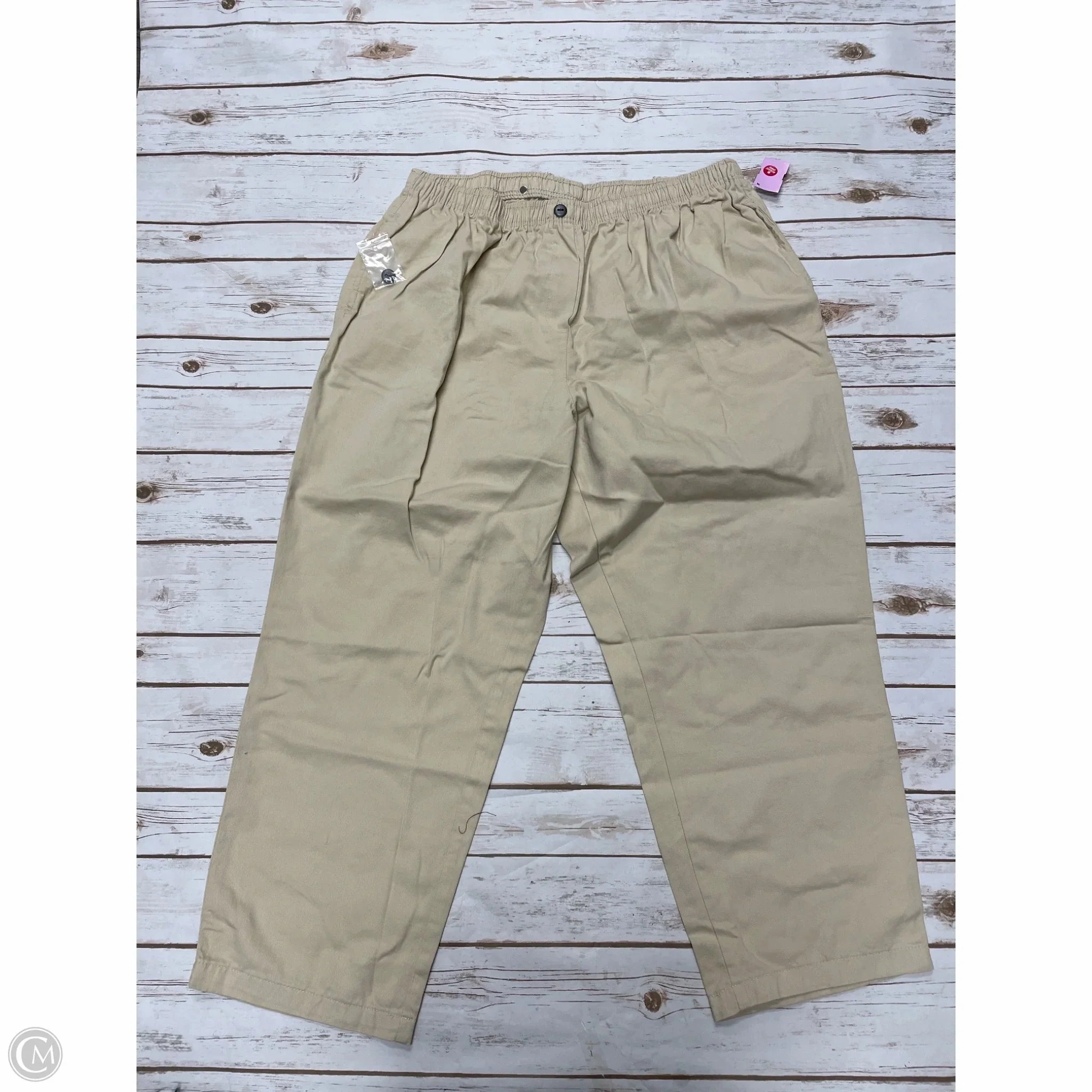 UVProtectiveLayer Adaptable Design Pants Chinos & Khakis By Woman Within In Tan, Size: 3x