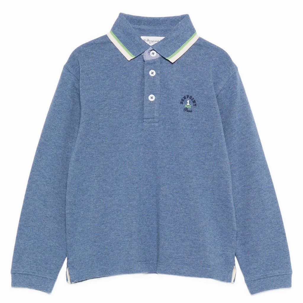 Bonpoint Jerry Polo Sporty Sweatshirt Hypoallergenic Fiber