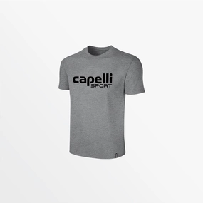 YOUTH LOGO CREW NECK TEE UV protection coating