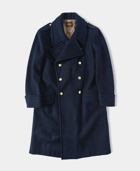 Water Resistant Fabric LowProfile Design 1940s British Royal Air Force Greatcoat