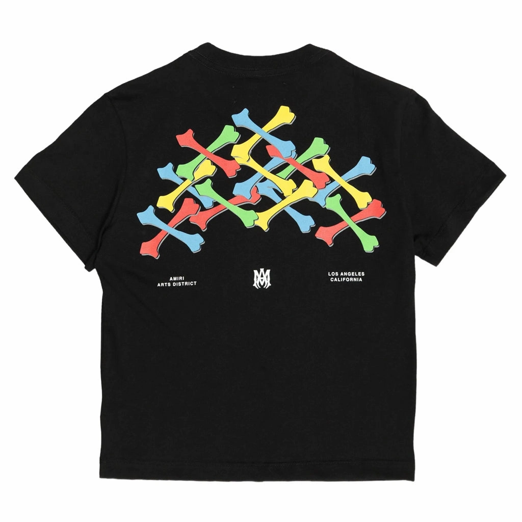 Casual Layers Amiri Kids Bones Stacked Tee