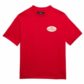 Amiri Kids Station Patch Cotton T-shirt Daily Casual Pocket Design