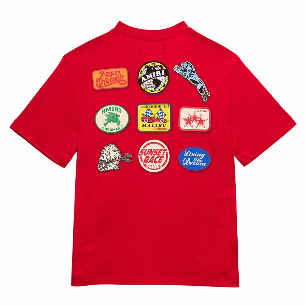 Amiri Kids Station Patch Cotton T-shirt Effortless Fit