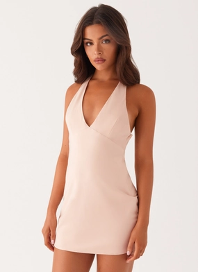Street Motion Angie Mini Dress - Baby Pink