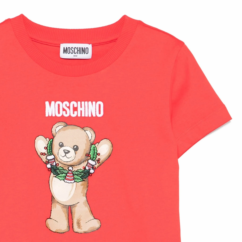 Comfort Style Comfortable apparel Moschino Kids Teddy Logo T-shirt