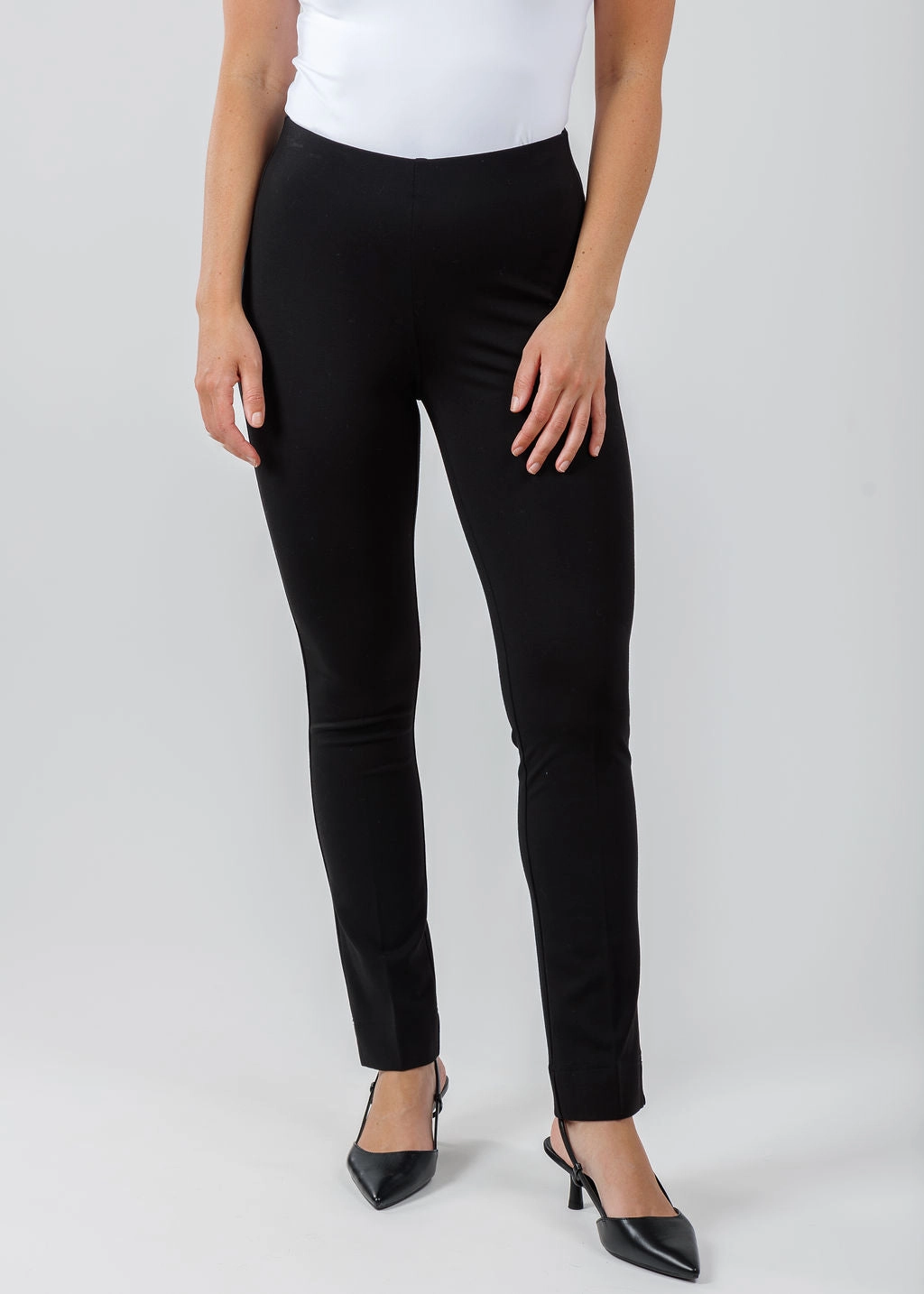 FlexFoamPadding Odor Resistant Annie 29" Paramount Knit Pants - Black