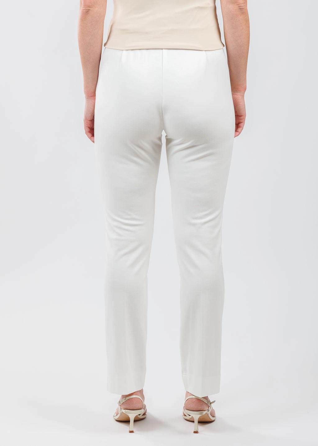 Simple Comfort Eco Friendly Fabric Annie 29" Paramount Knit Pants - Oyster