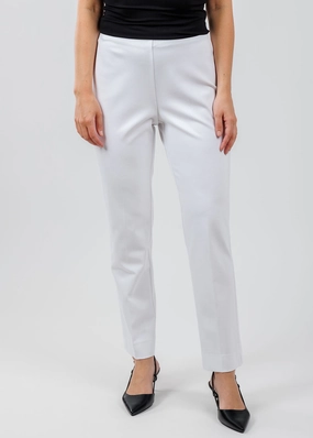 Essential Wear Annie 29" Paramount Knit Pants - White