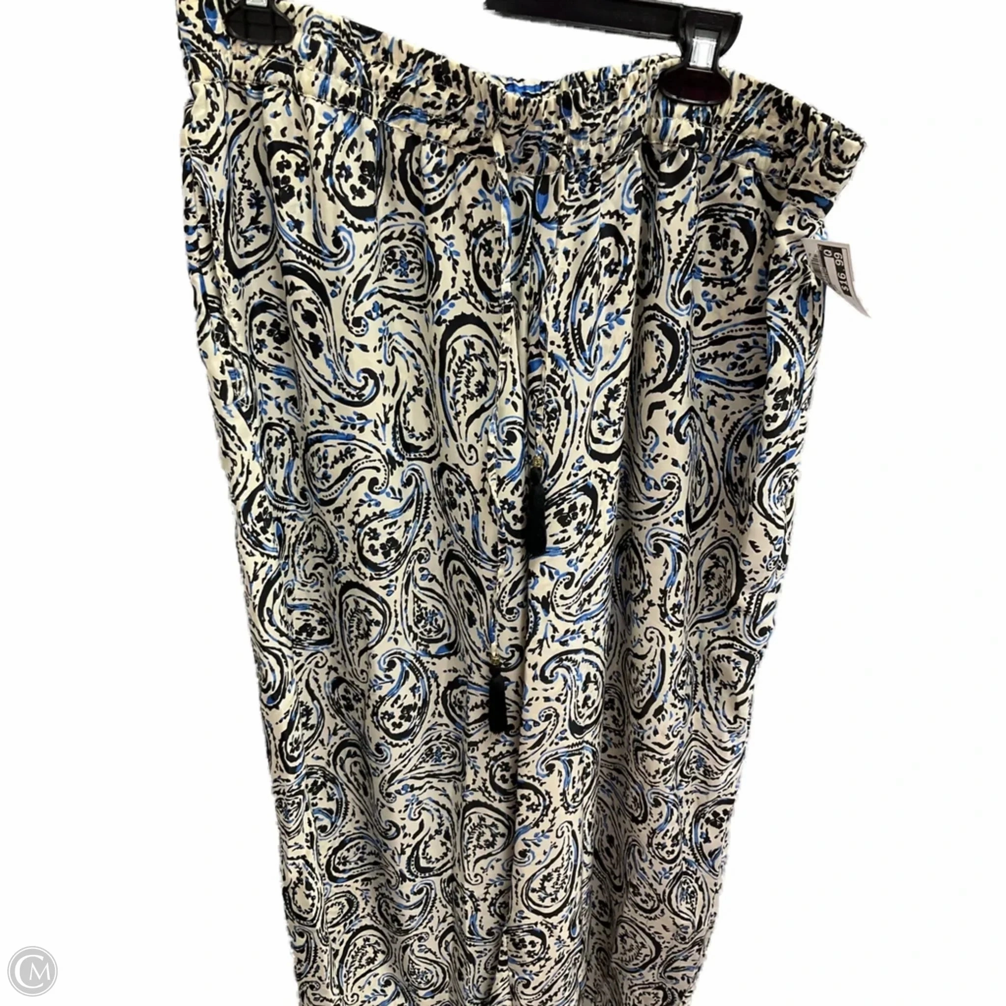 Pants Wide Leg By Catherine Malandrino In Paisley Print, Size: 1x QuickReleaseClosures