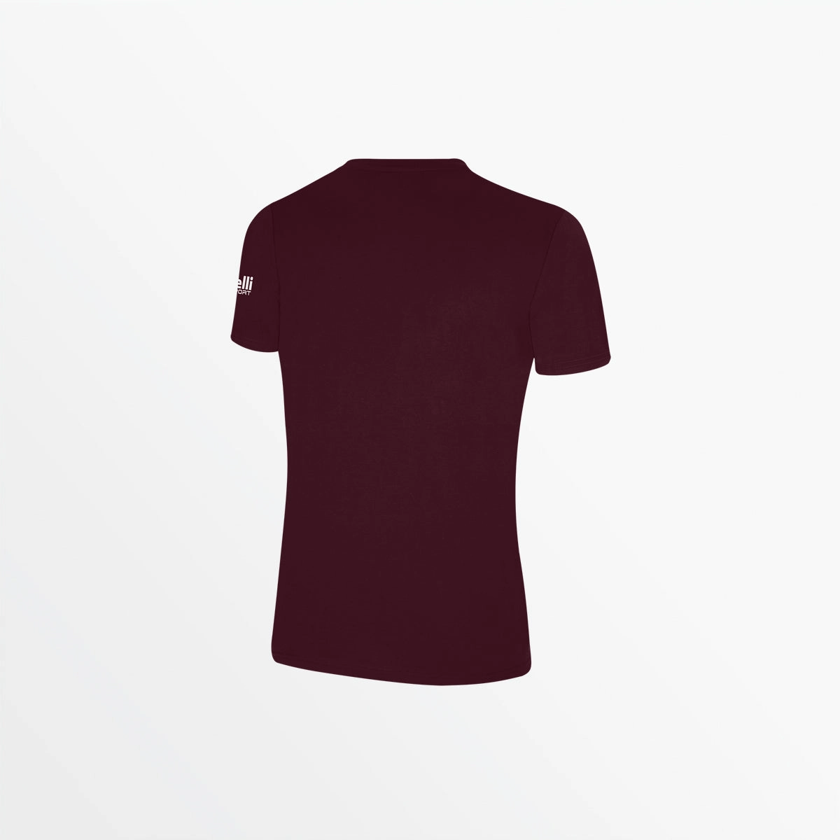 Ventilated Panel Design WOMEN'S BASICS TEE WITH SLEEVE LOGO