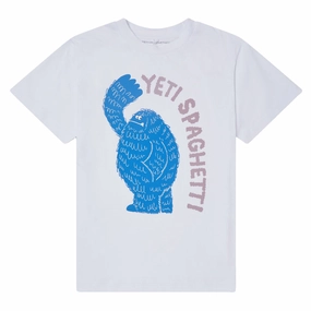 Stella McCartney Kids Yeti Spaghetti Print T-shirt Street Style Easy Fit Wear