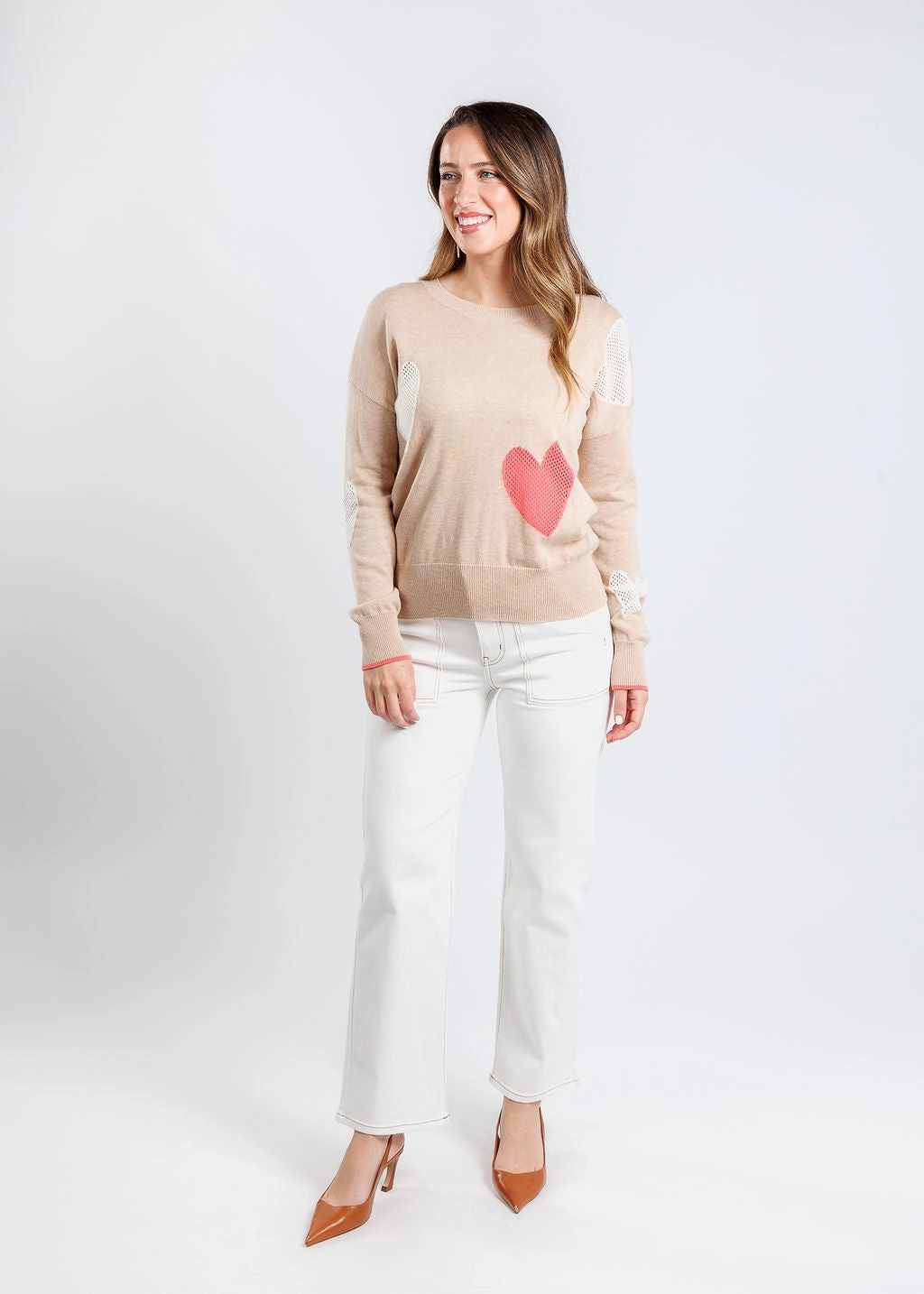 Comfort Wearable The Trapunto Straight Denim Trouser - Au Natural Clean