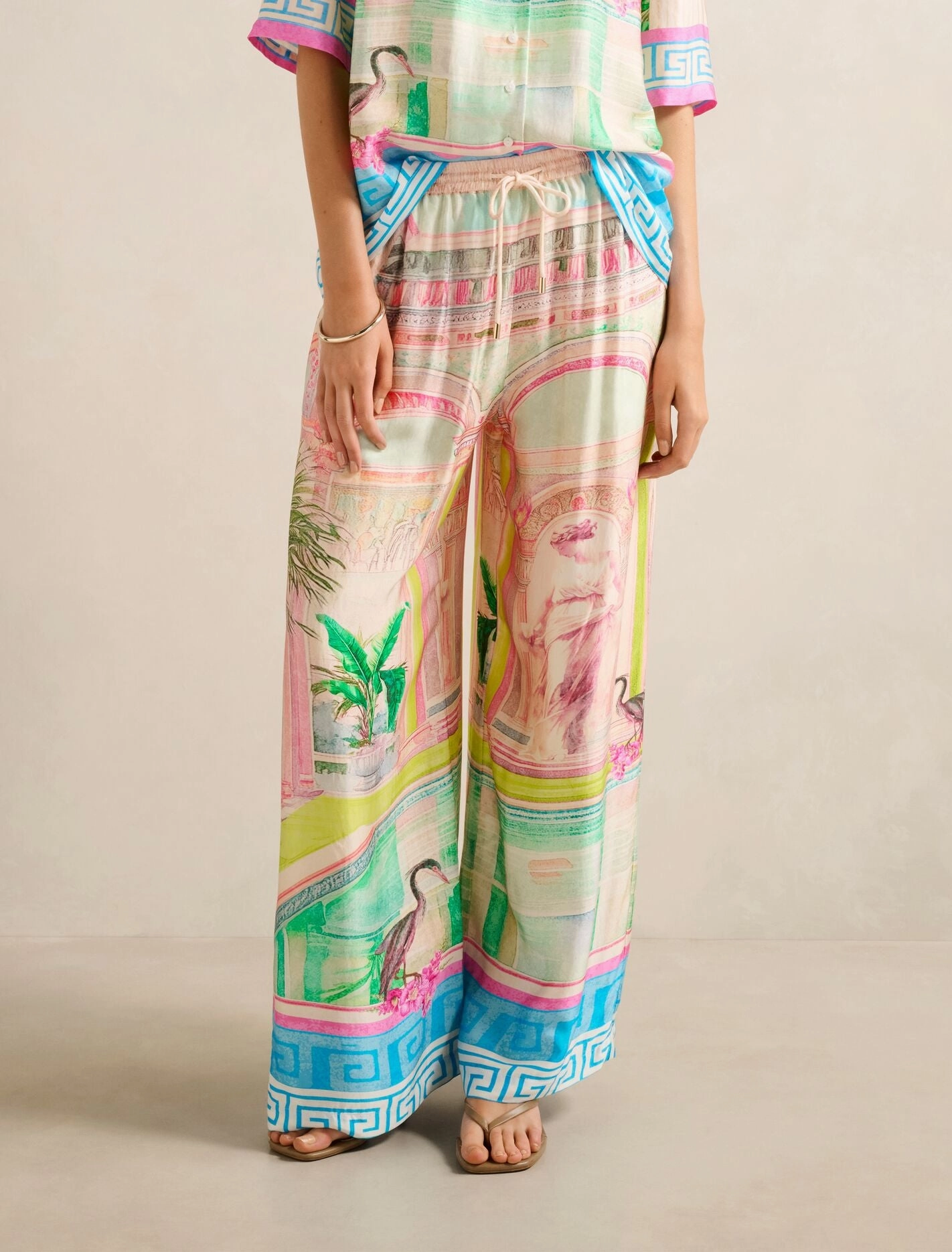 Comfy Waistband Brooklyn Satin Pants