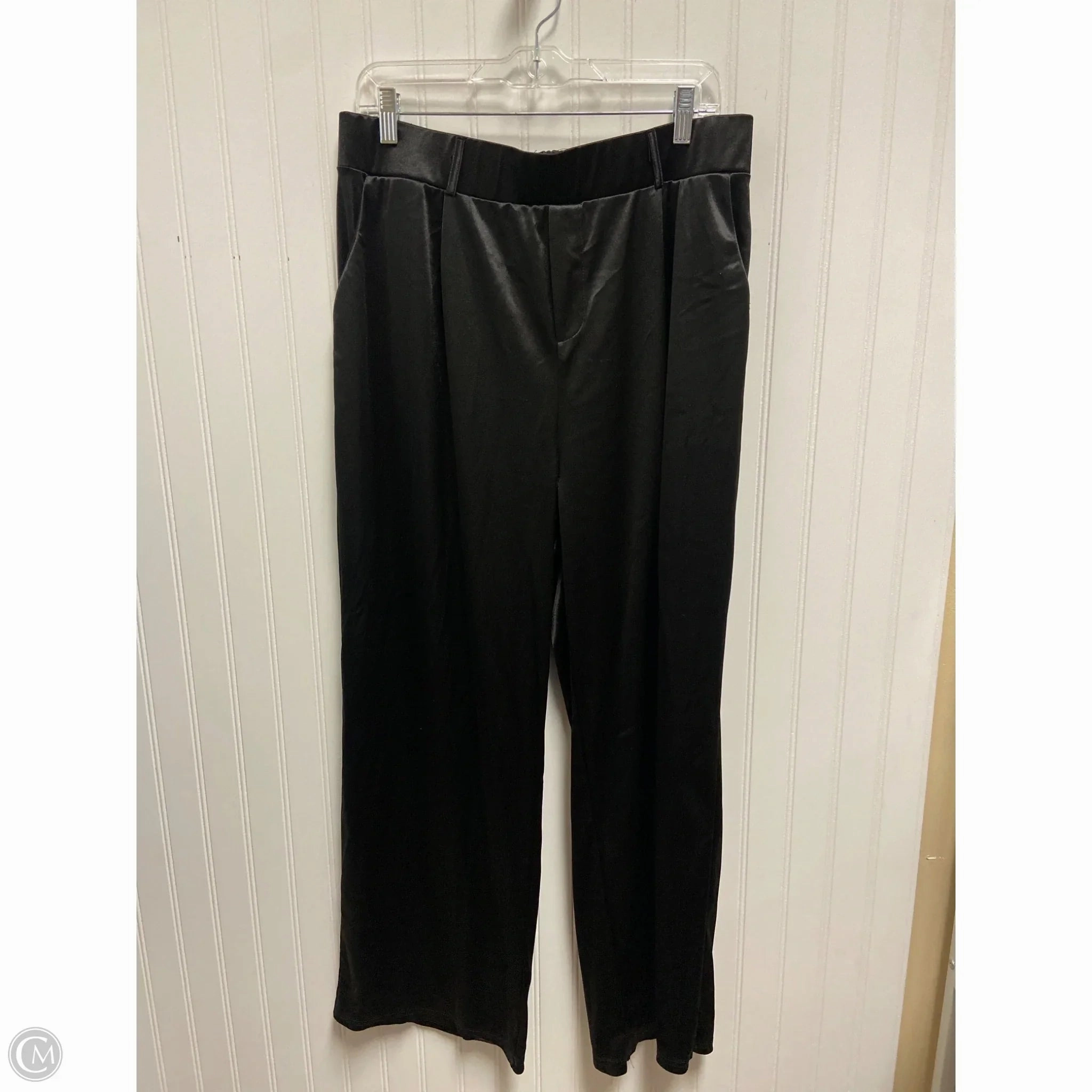 Pants Other By Harper In Black, Size: 3x Metallic accents Flexible Cut
