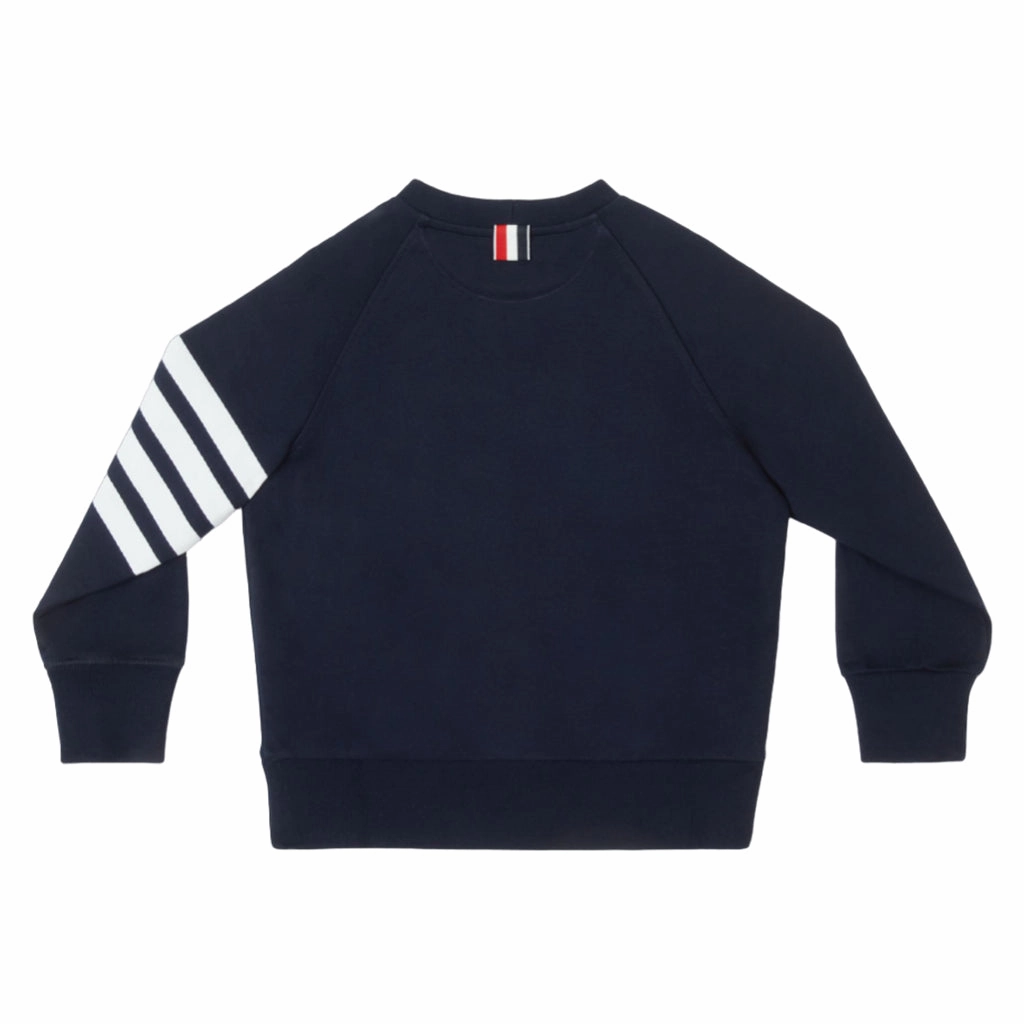 Loopback Jersey 4-Bar Sweatshirt GarmentWashed Texture Breathable Mesh Back