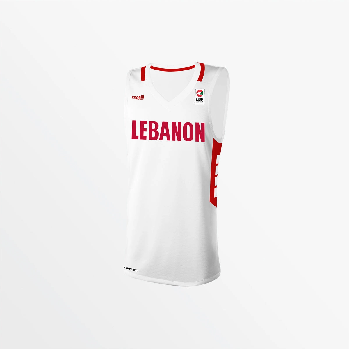 Airflow Ventilation Zones YOUTH LEBANESE NATIONAL TEAM HOME JERSEY