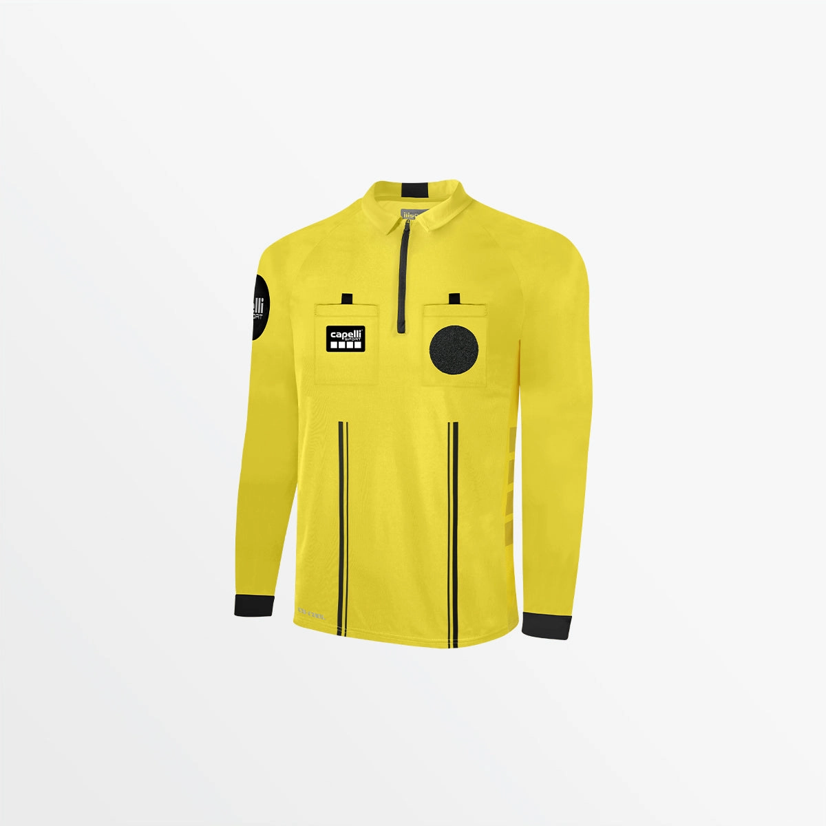 MEN'S OFFICIAL REFEREE 1/4 ZIP LONG SLEEVE JERSEY DurableBlend