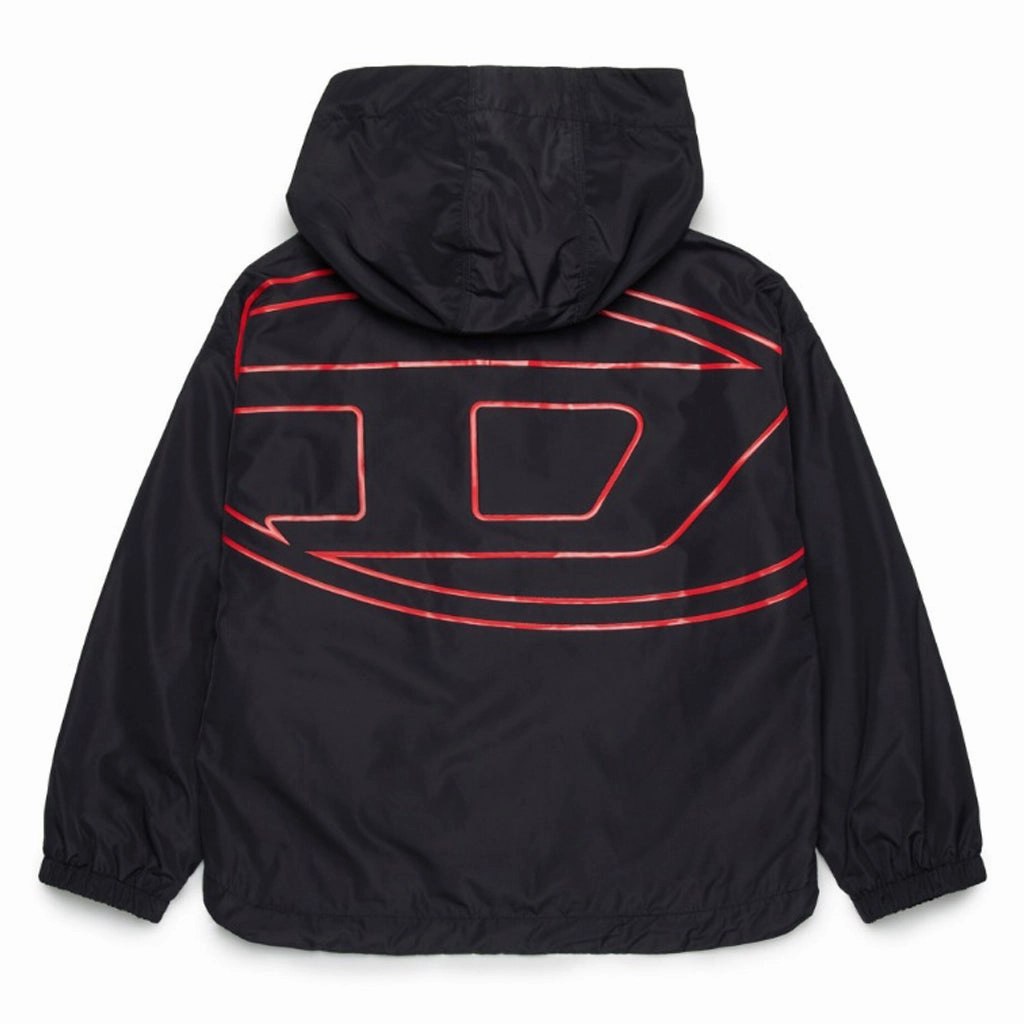 Eco Friendly Dye Diesel Kids Hooded Windbreaker