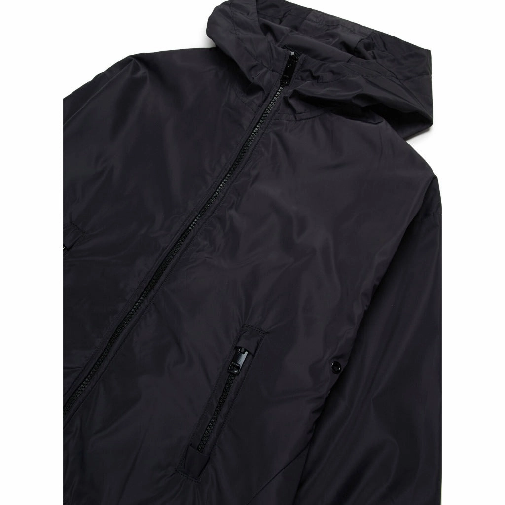 Diesel Kids Hooded Windbreaker Glove Compatible Cuffs