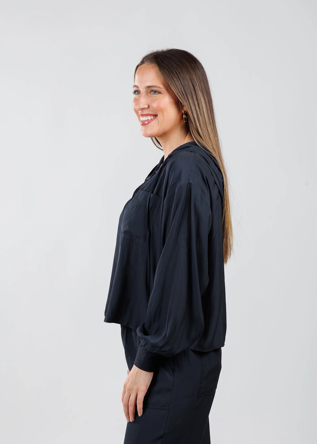 Astrid Hoodie Jacket With Pocket - Nightwatch Reflective Detailing