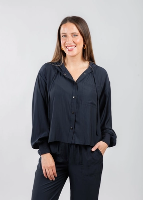 Lightweight Insulation Technology Astrid Hoodie Jacket With Pocket - Nightwatch