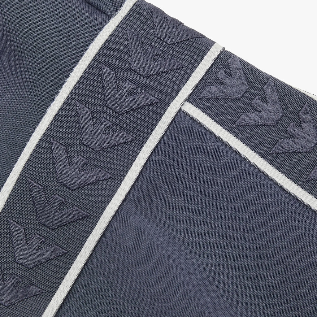 Quick Dry Feature NonChafing Fabric Emporio Armani Junior Oversized-fit Hooded Sweatshirt In Double Jersey With Logo Tape