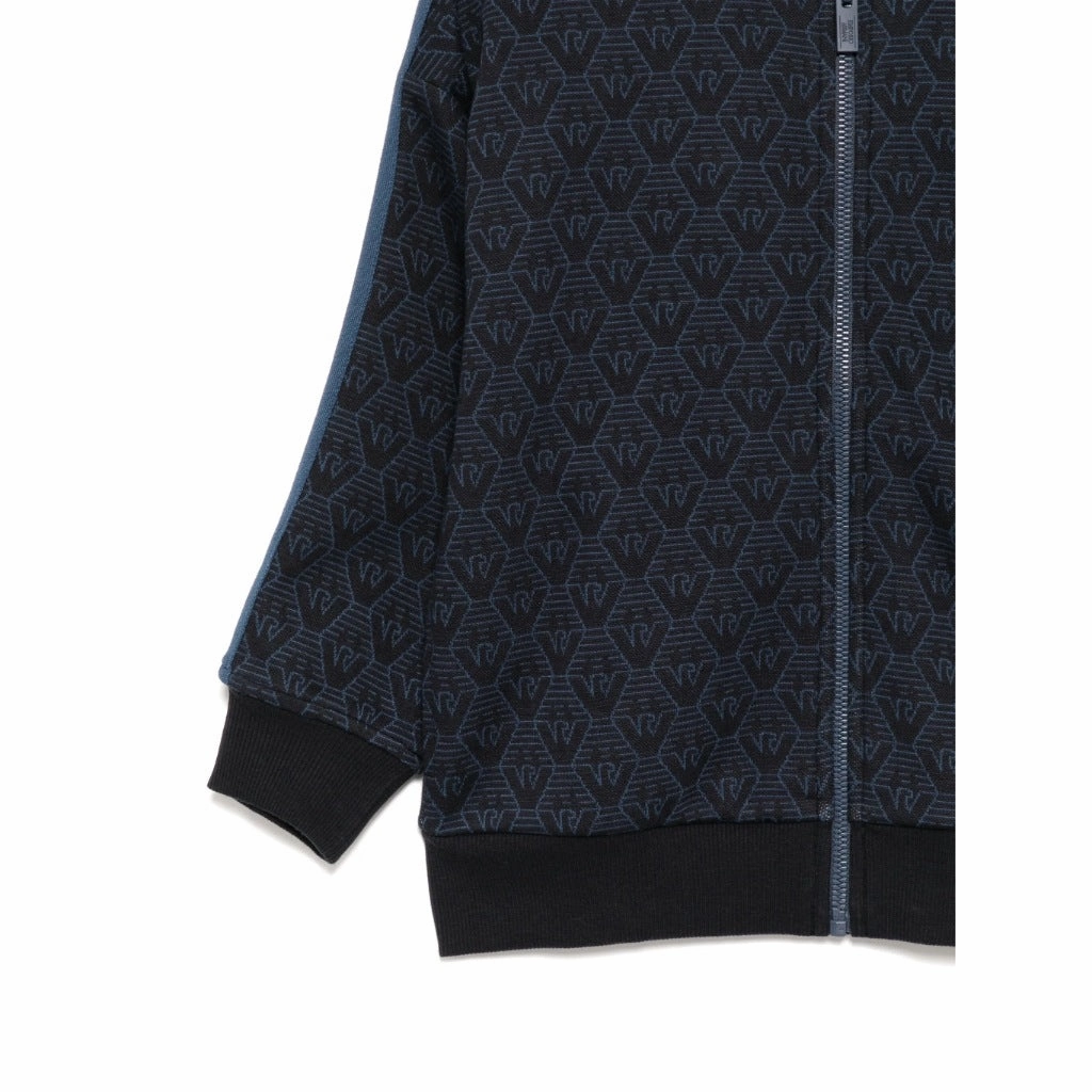 Basic Travel Fit Emporio Armani Junior Eagle Pattern Hooded Jacket